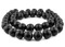 The Bead Chest Natural 20mm Wooden Beads in Black for Jewelry Making – Round Loose Wood Spacer Beads I Approximately 20 Beads